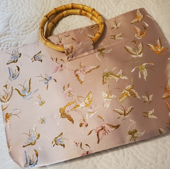 Bundle (2) Borcade fabric purse/bag - Picture 3 of 7